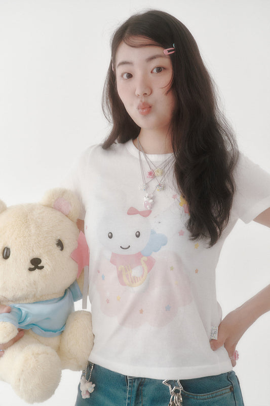 [X YOUNGART] Angel KIDDY&amp;JINI T-Shirt