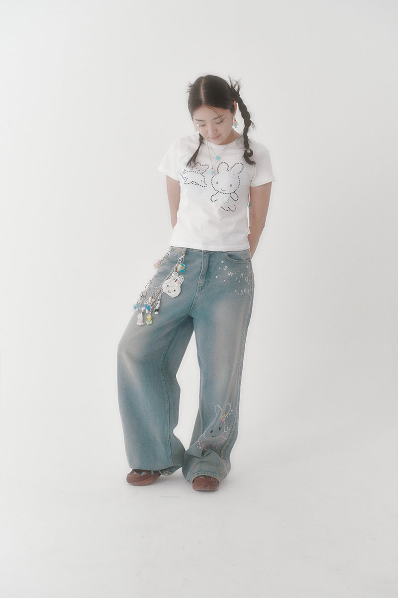 [X YOUNGART] KIDDY&amp;JINI Summer Cubic T-Shirt