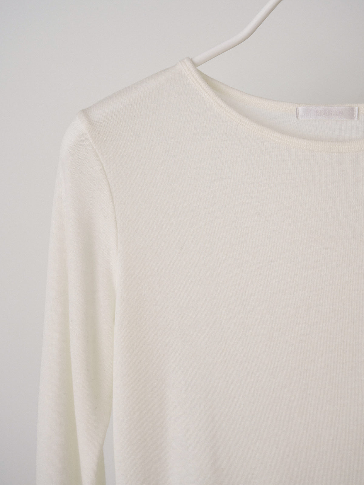 MARAN Finger Hole Long Sleeve - Ivory 商品画像19/21