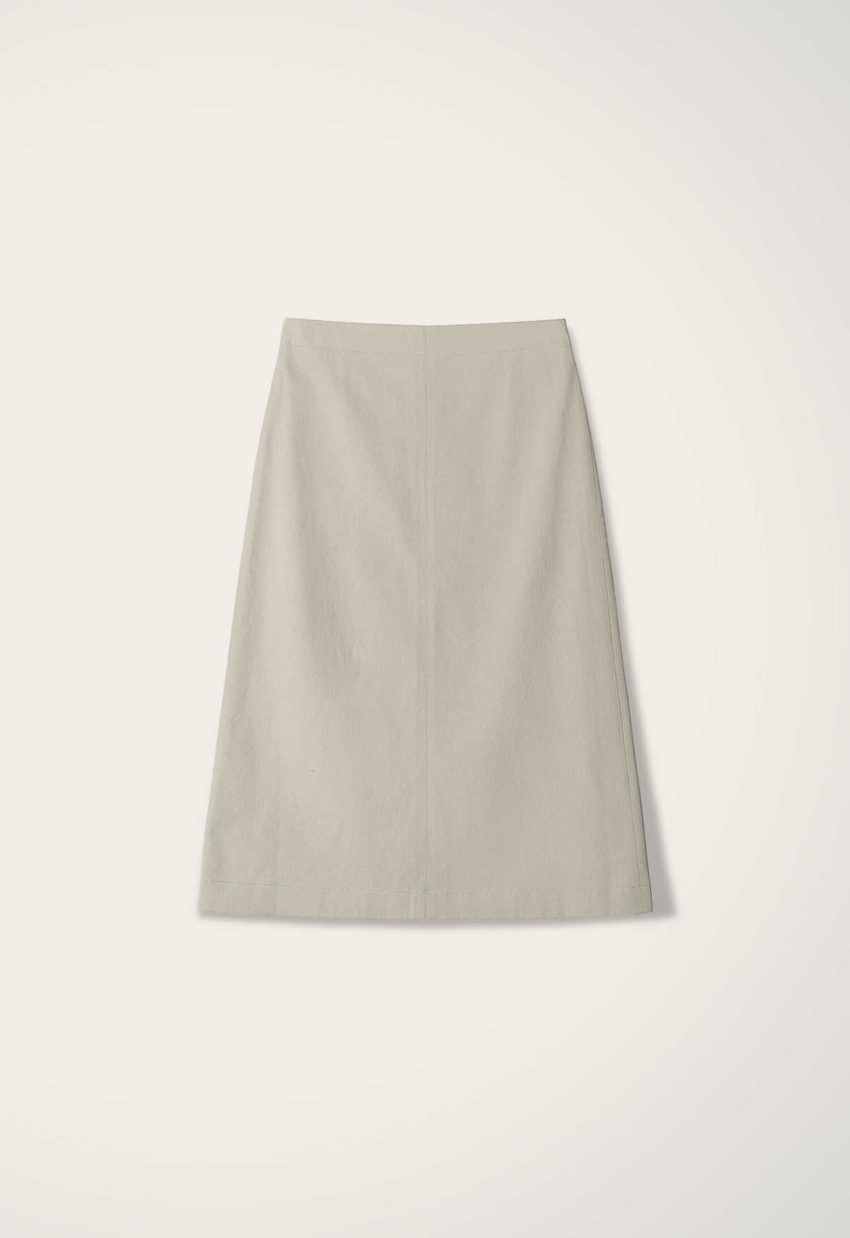 Chino Back-Slit Skirt BEIGE