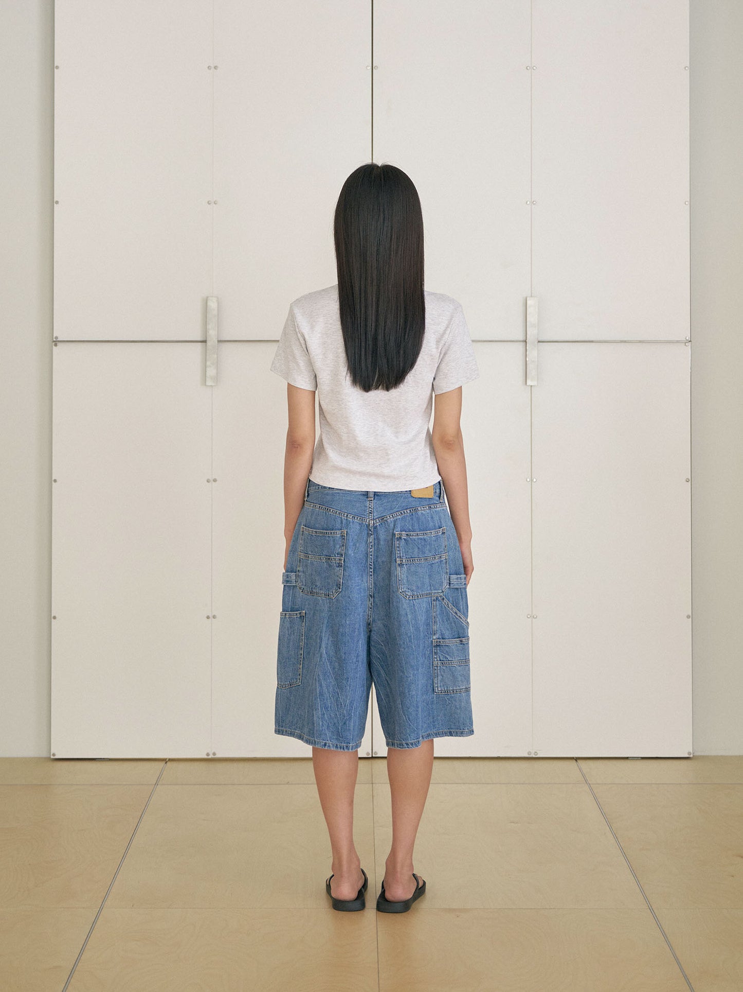 Soft Rib Short Sleeve - Light Gray