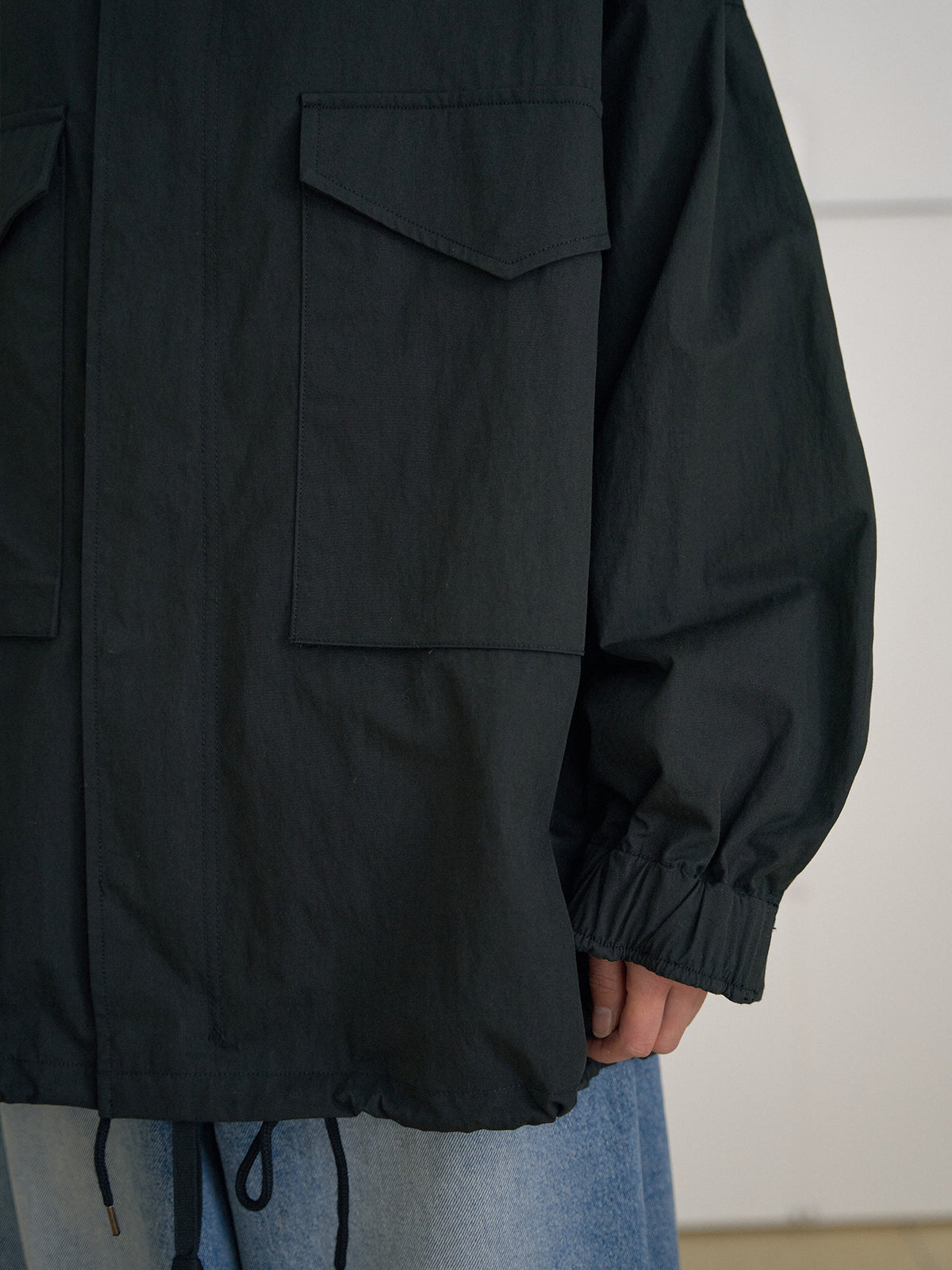 Pocket Detail Jacket - Black 10
