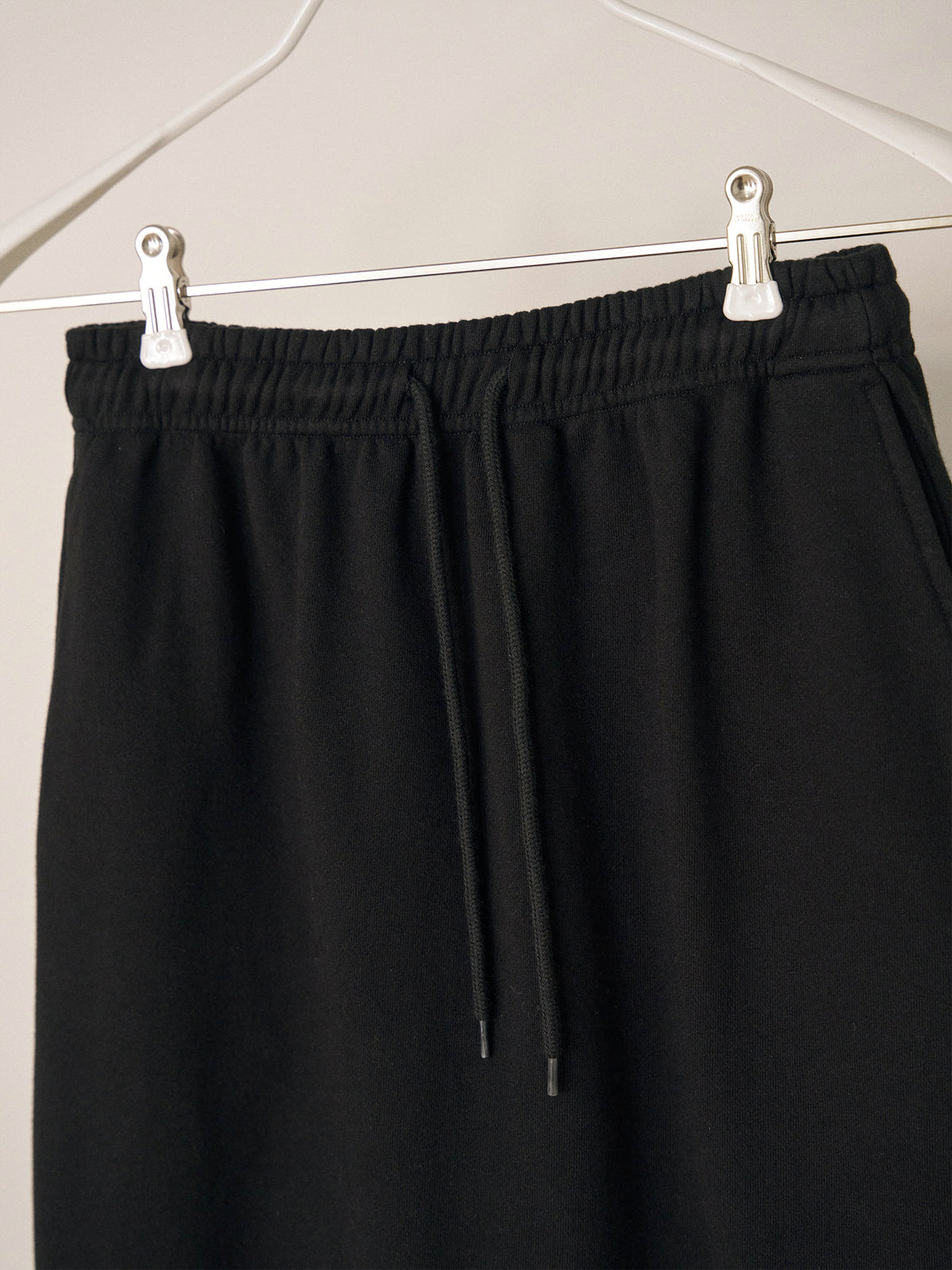 MARAN Center Slit Sweat Skirt - Black 商品画像17/19