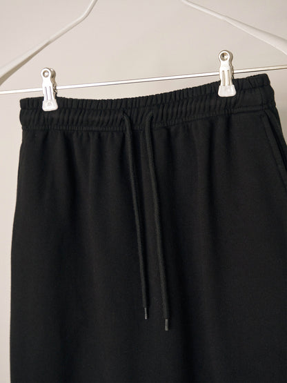 MARAN Center Slit Sweat Skirt - Black 商品画像17/19