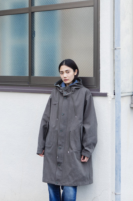 [9/21予約配送] VINTAGE FLORAL HOODED JACKET, KHAKI