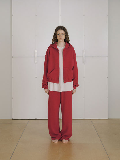 Current Waffle Sweatpants - Red 6