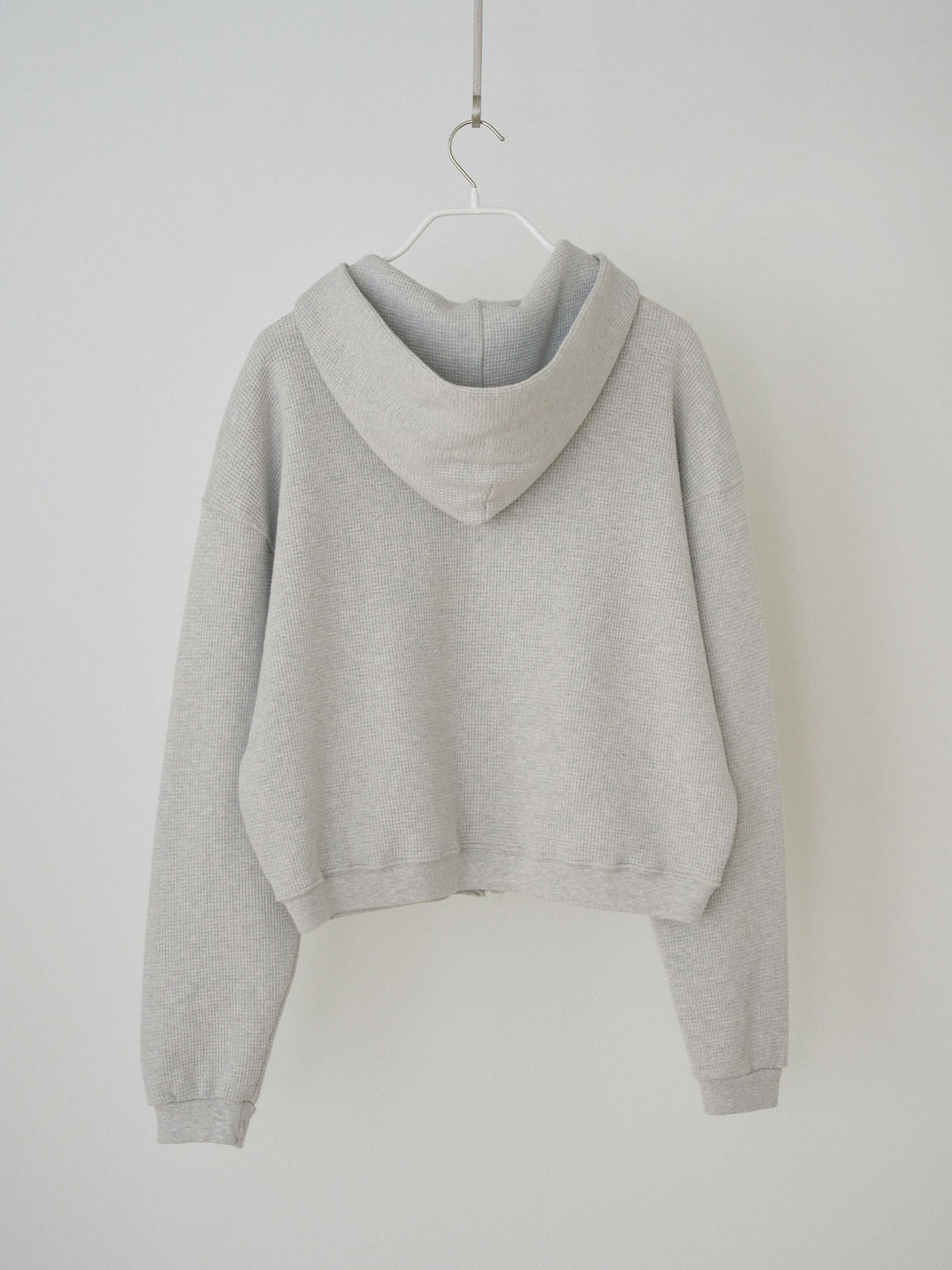 MARAN Current Waffle Hoodie Zip-up - Light Gray 商品画像21/21