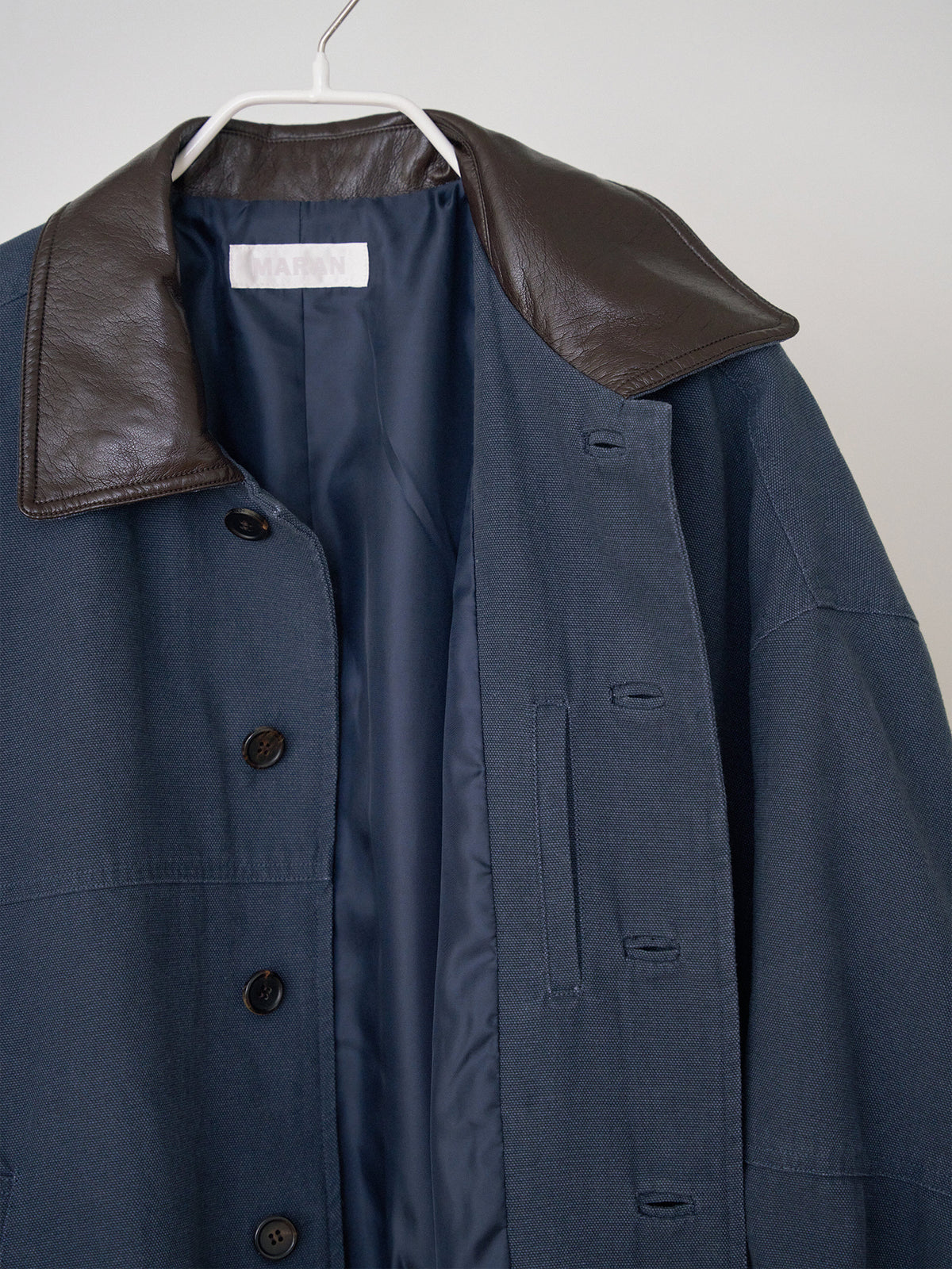 Washed Oxford Blouson - Navy 11