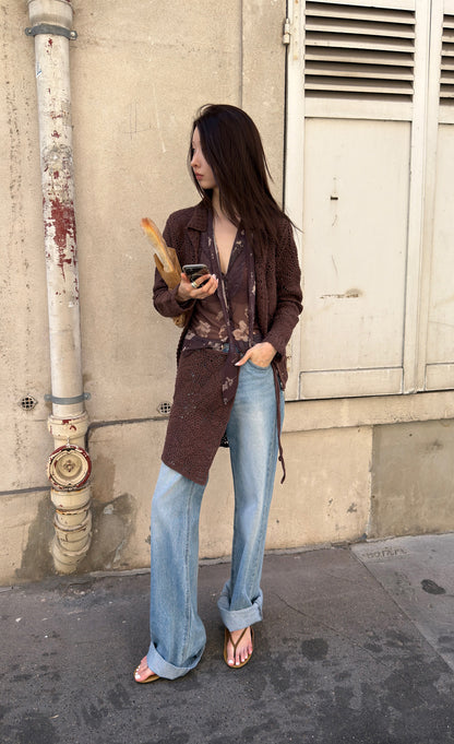 Wide Cuff Denim