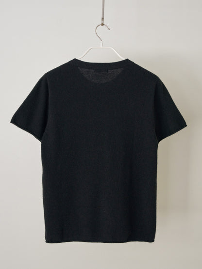 MARAN Cutoff Short Sleeve Pullover - Black 商品画像19/19