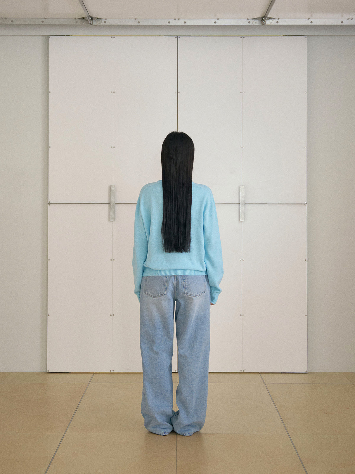 MARAN Knee Damage Denim Pants - Light Indigo 商品画像20/21