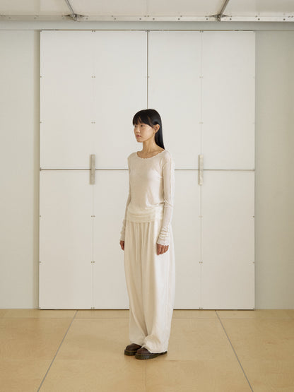 Wave Long Sleeve – Ivory