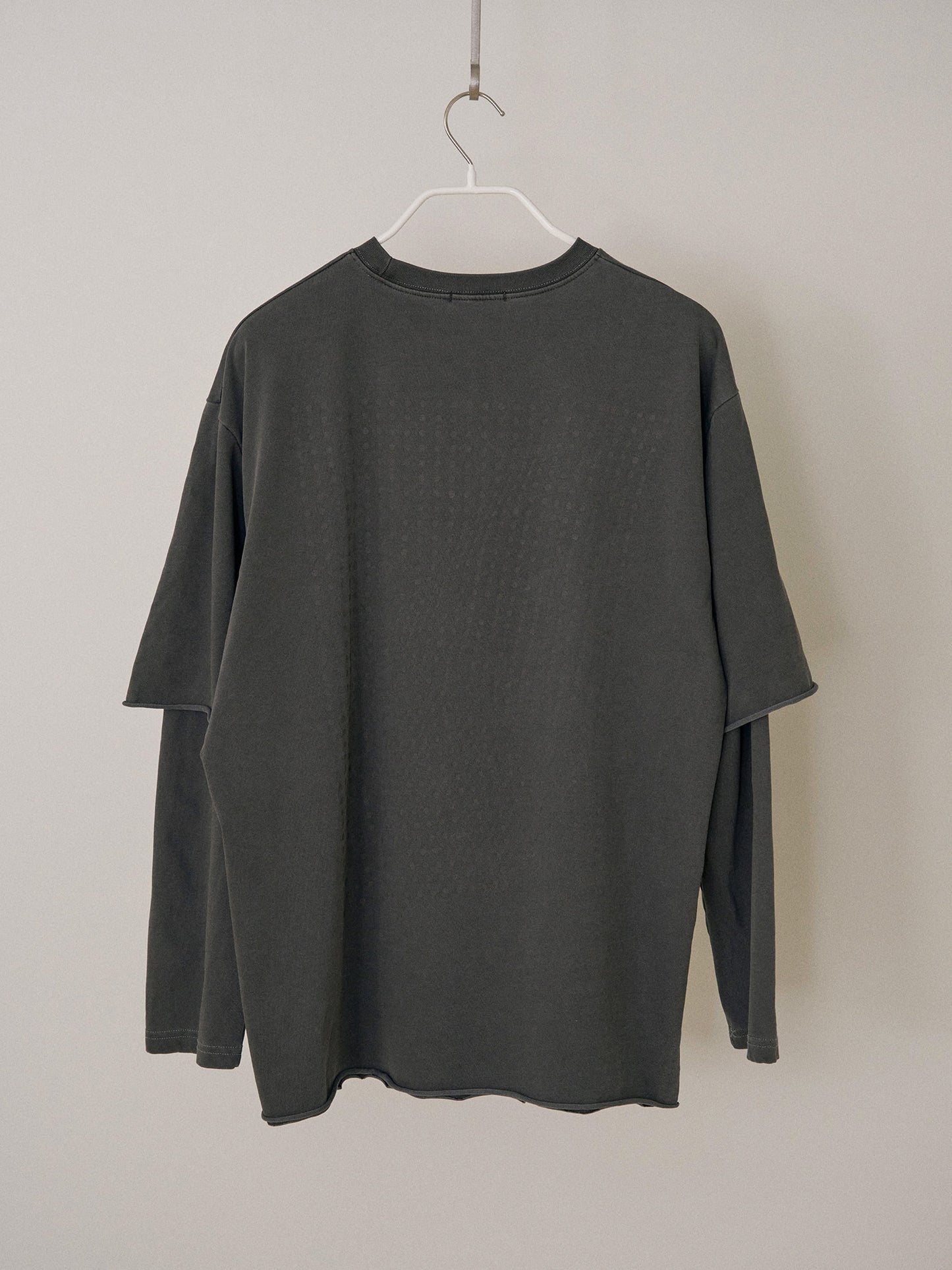 Pigment Layered Long Sleeve - Charcoal