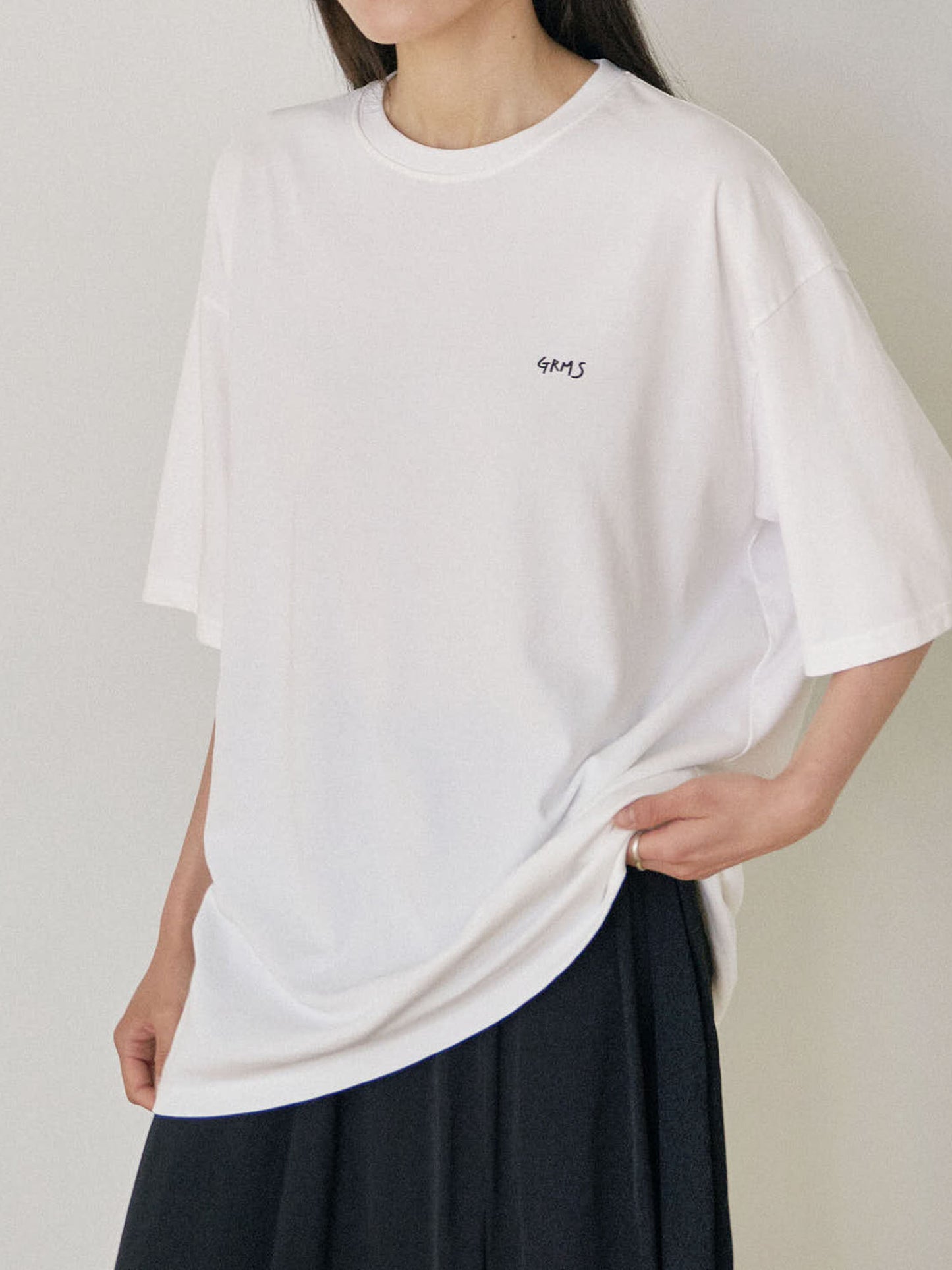 Dot Printing Short Sleeve - Ivory