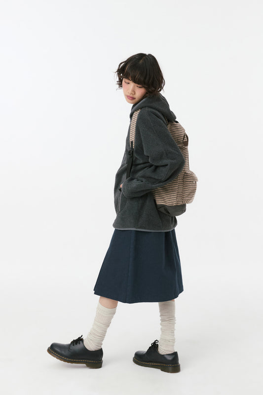 JERSEY STRIPE BACKPACK, BROWN