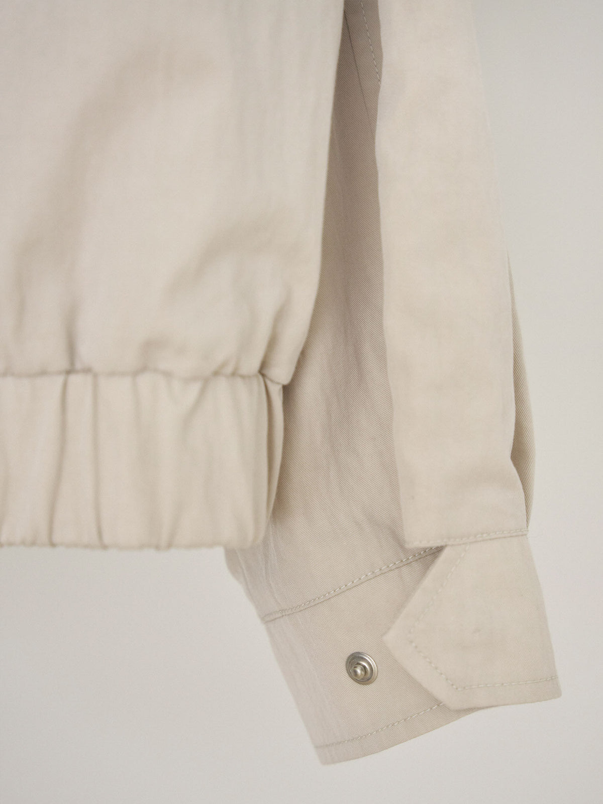Washed Gabardine Blouson - Beige 12