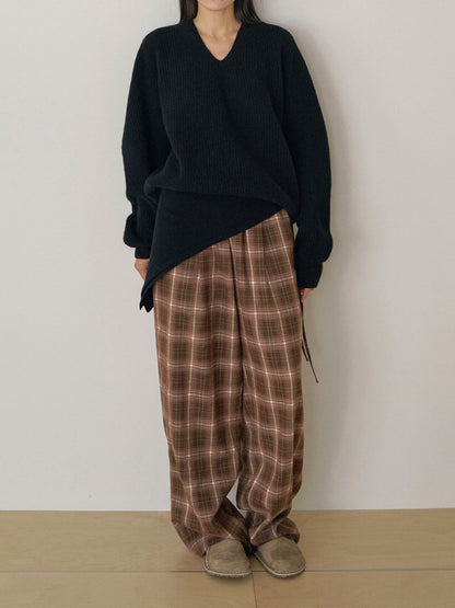 Cashmere Square Scarf - Black 5