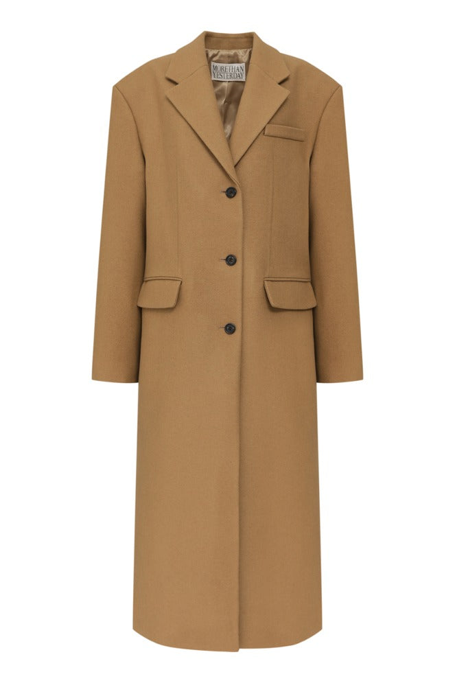 [MORE THAN YESTERDAY] Classic Wool Maxi Coat