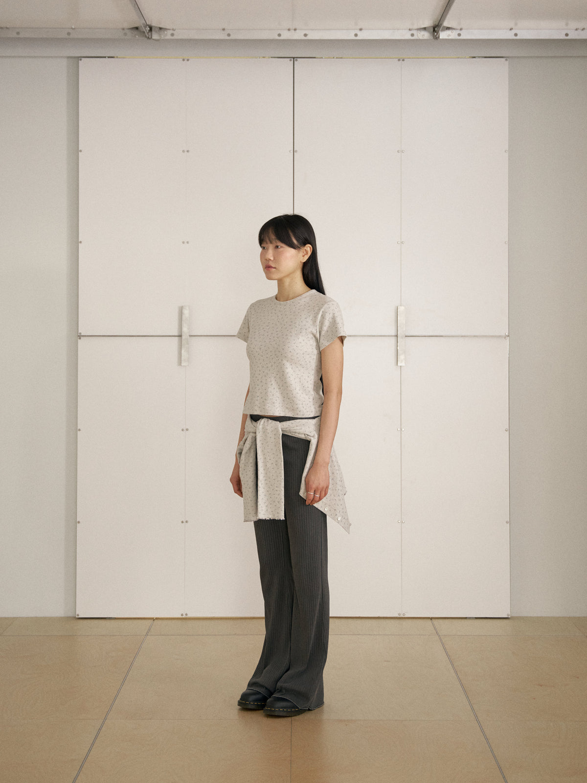Pigment Flare Pants - Charcoal 11