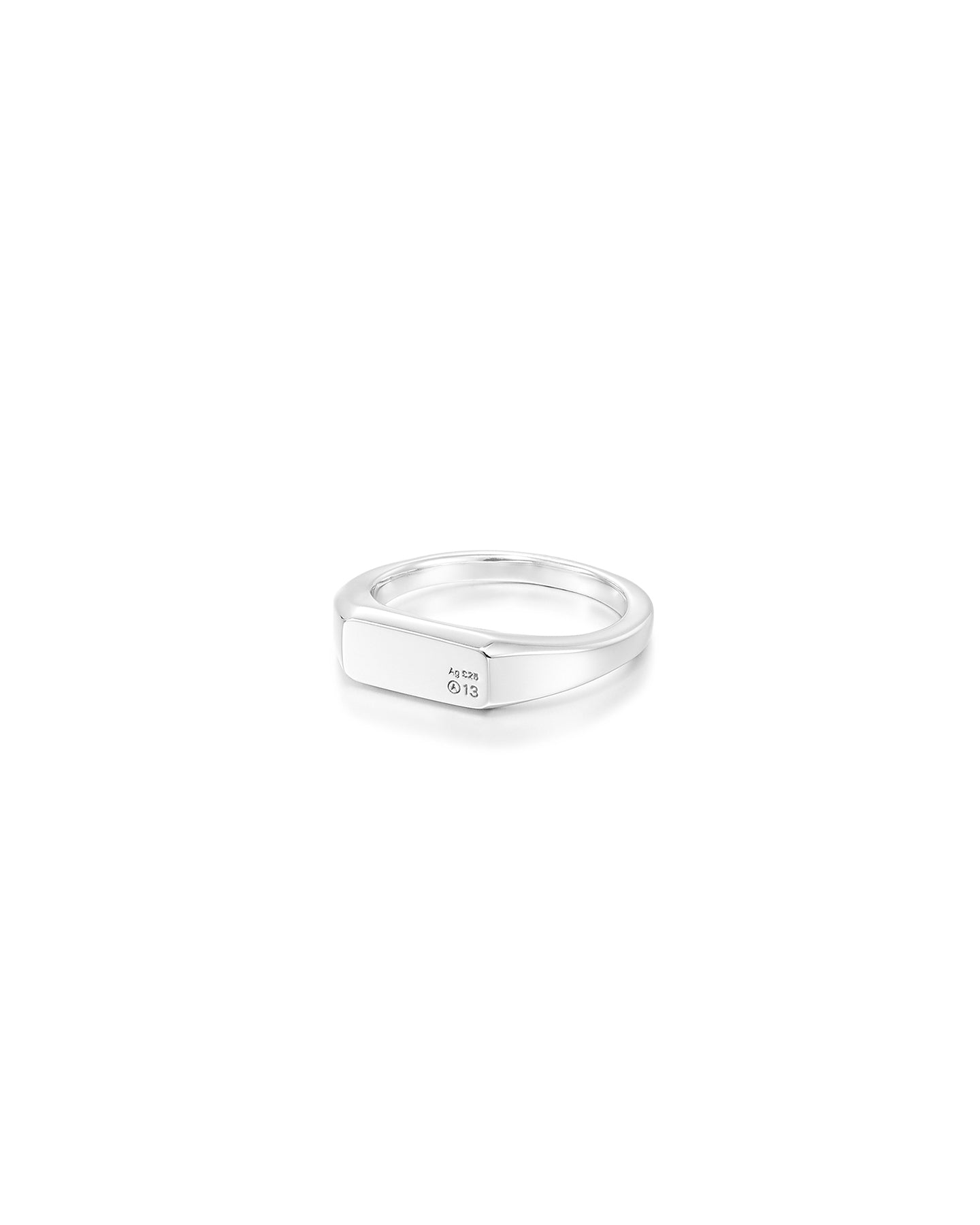 【즉납】A13 Slim Signet Ring 