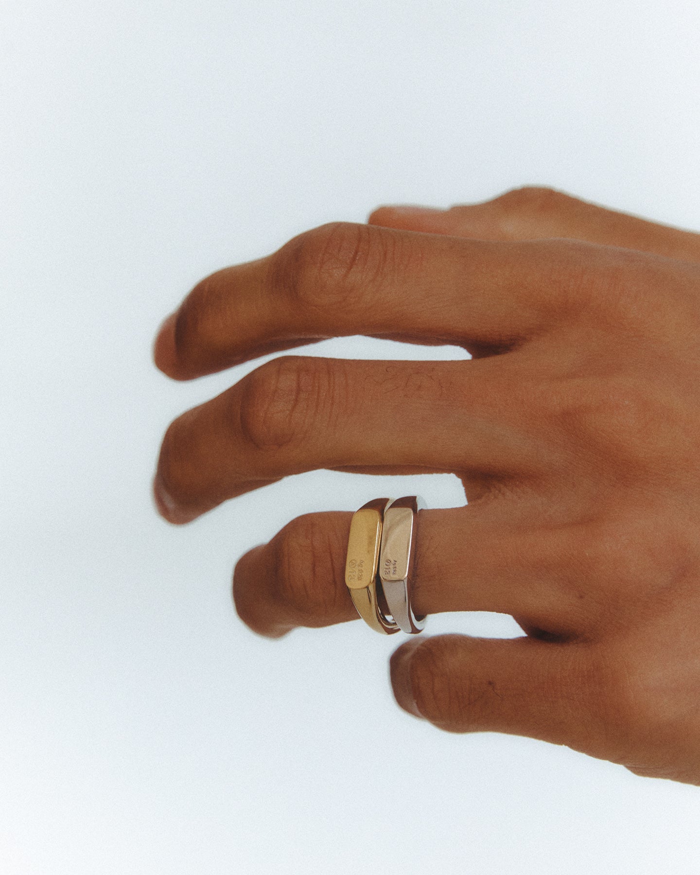 [Ready to ship] A13 Slim Signet Ring 