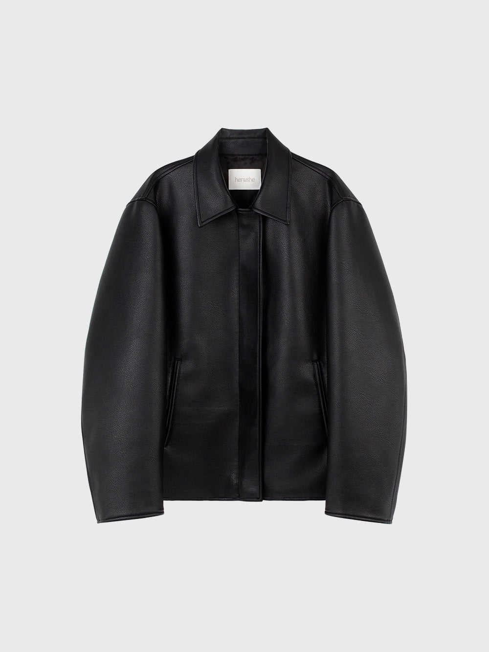 Contemporary Leather Jacket