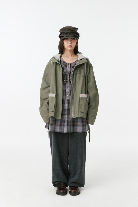 SIGNATURE EMBROIDERY FLEECE PANTS, CHARCOAL