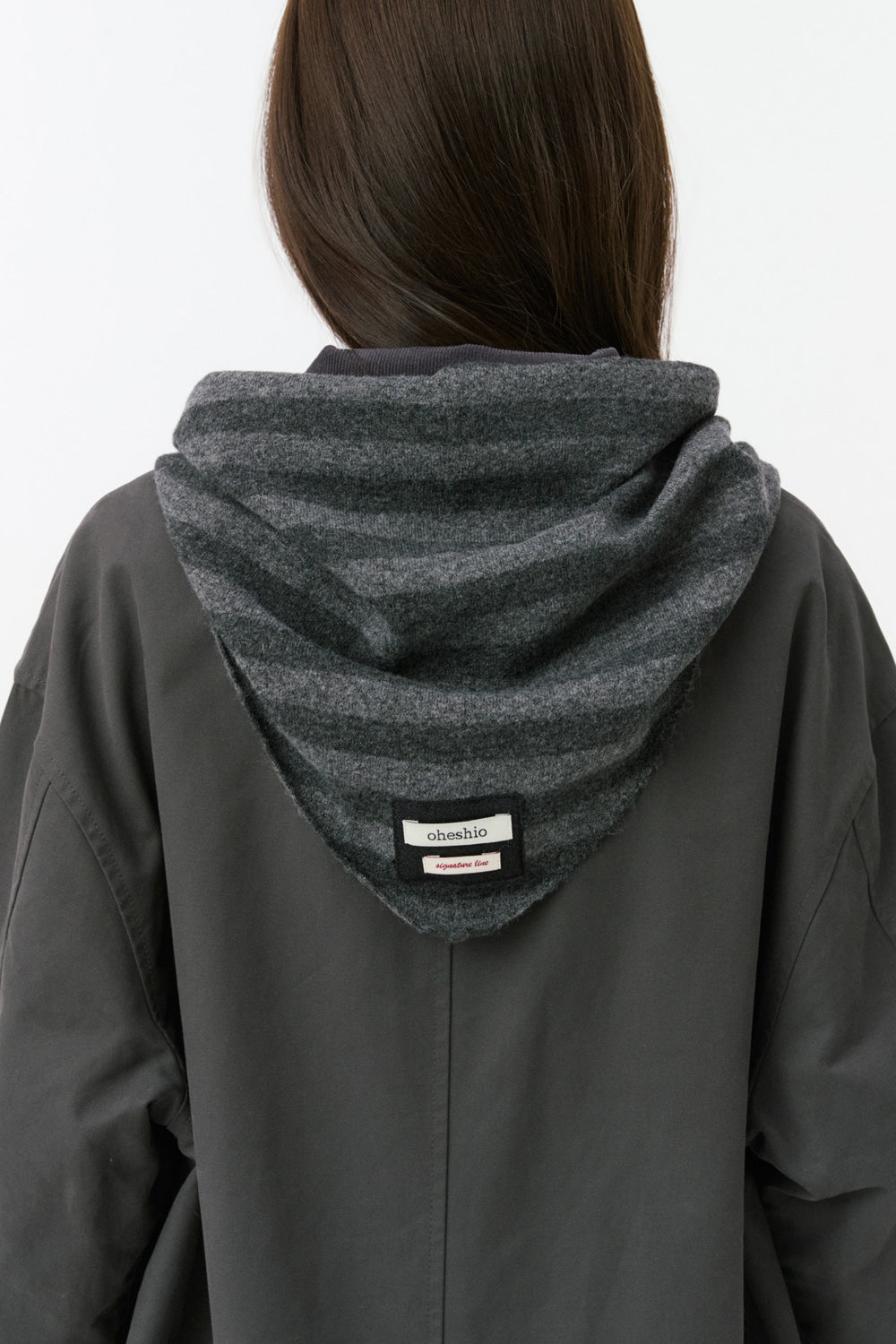 SIGNATURE LABEL KNIT SCARF, STRIPE