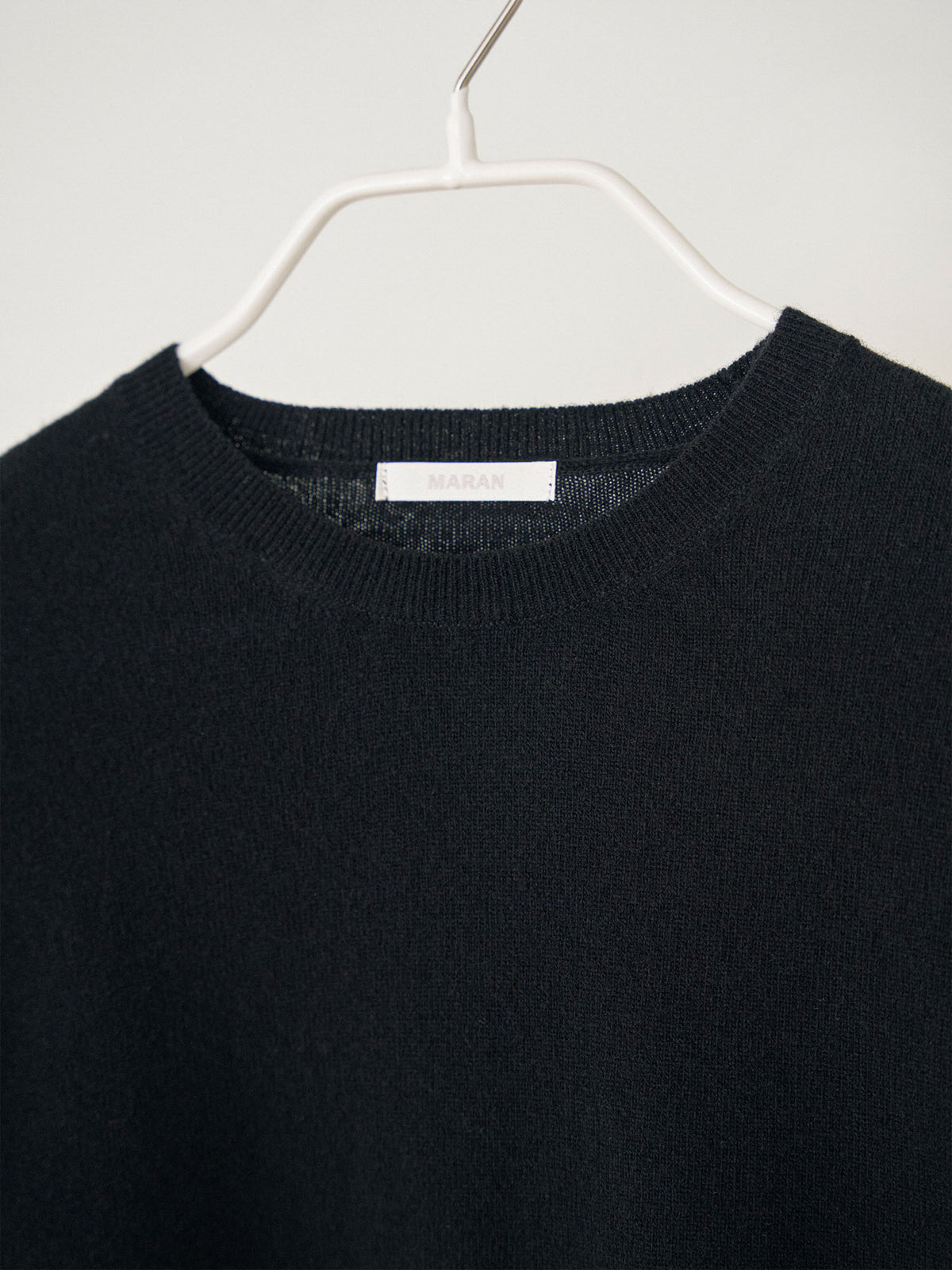 MARAN Cashmere Round Pullover - Black 商品画像17/19