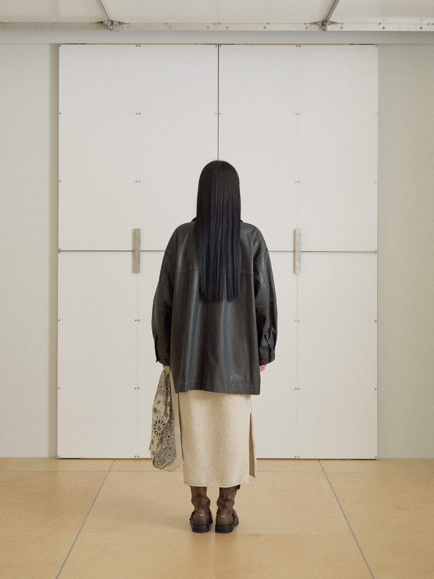 Pigment Square Bag - Beige