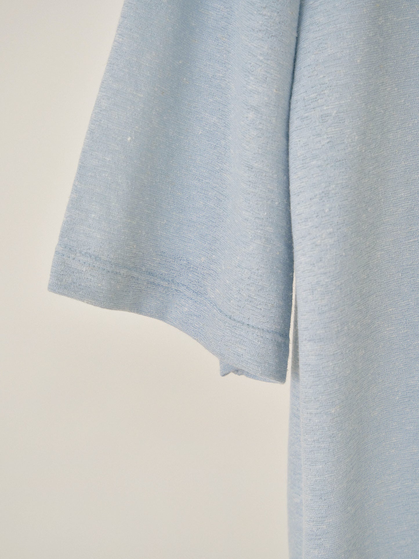 Linen Loose Short Sleeve - Blue
