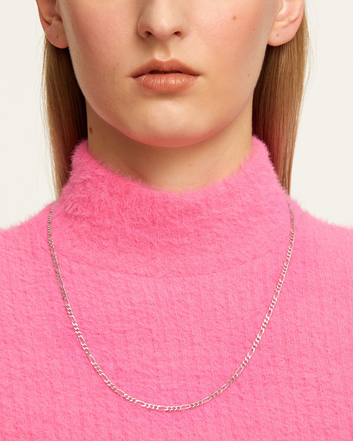 【즉납】Slim Figaro Chain Necklace 