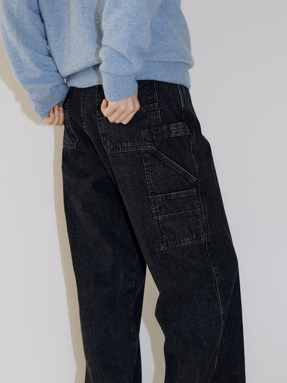 Corduroy Work Pants - Black 2