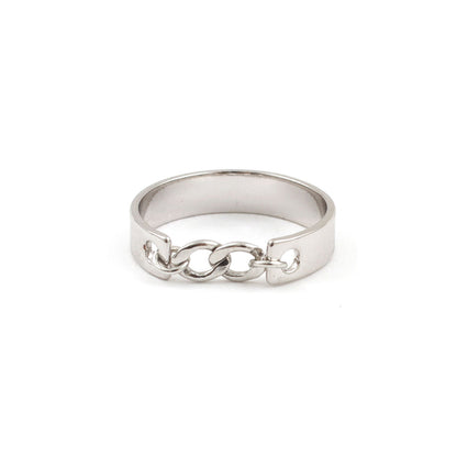 [SUMMER TAG SOL] Half and Half Chain Brass Ring