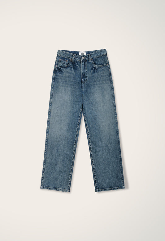 Soft Wash Straight Denim Pants