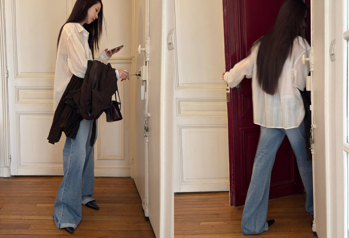 Striped Tencel Shirt