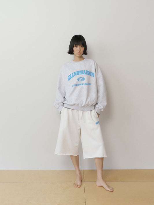 Cutoff Half Sweatpants - Ivory