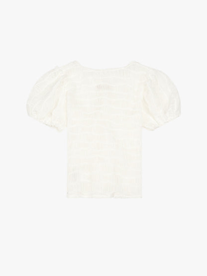 【A MA:DE 2026SS】Sheer blouse ( 2color )