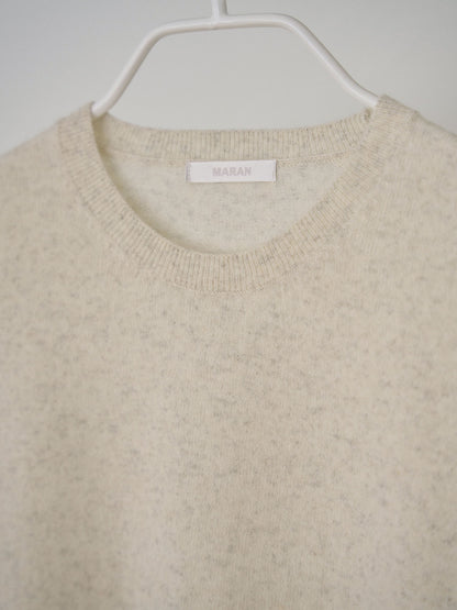 Cashmere Round Pullover - Oatmeal 7