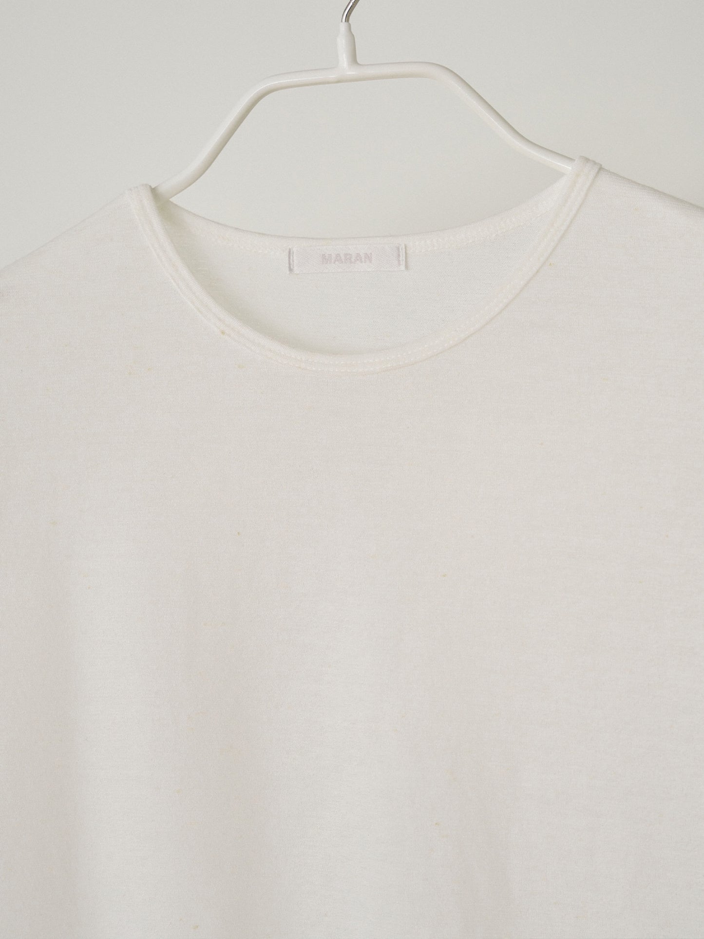Linen Basic Short Sleeve - Ivory