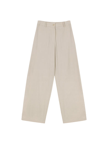 Barrel Cotton Pants