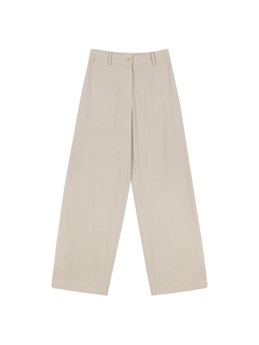 Barrel Cotton Pants