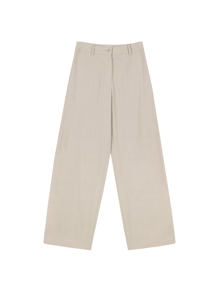 Barrel Cotton Pants