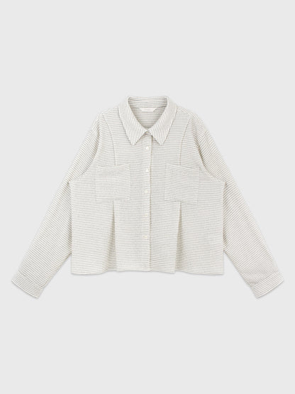 Textured Stripe Shirt