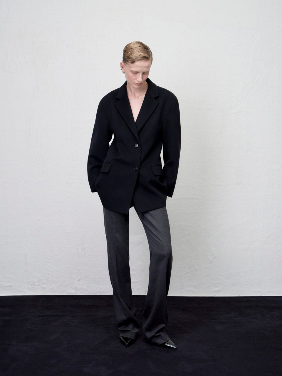 【ARIK. アリク AW】Sagit wool volume jacket Black