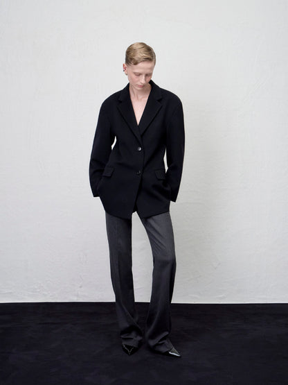[ARIK. AW] Sagit wool volume jacket Black