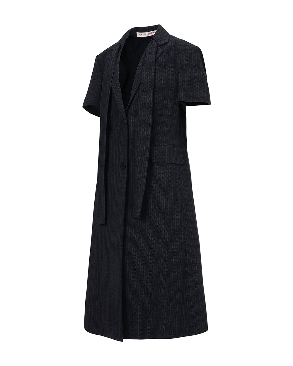 HALF SLEEVE COAT Black