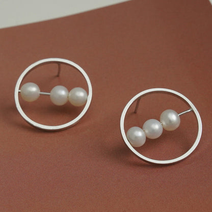 [SUMMER TAG SOL] FRESHWATER PEARL TRAY EARRING