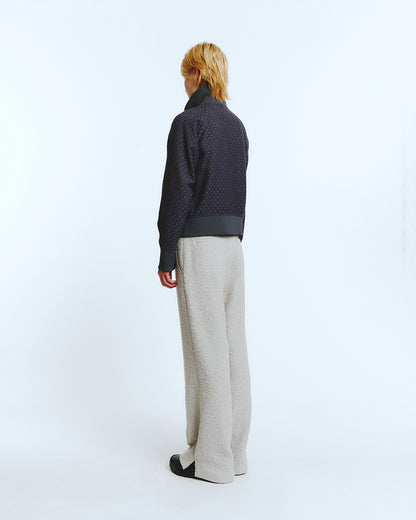WOOL TRACK JUMPER Purple