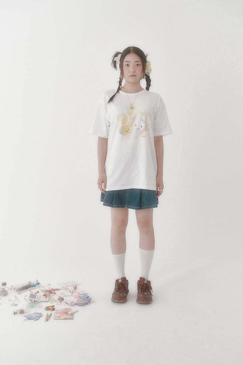 [X YOUNGART] Star KIDDY&amp;JINI Beaded T-Shirt